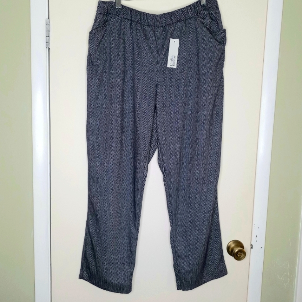 Croft & Barrow straight midrise pullon pants size XXL NWT